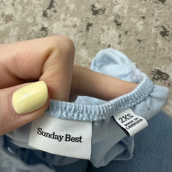 Sunday Best Chill Lucie Top Size XXS - Picture 3 of 3